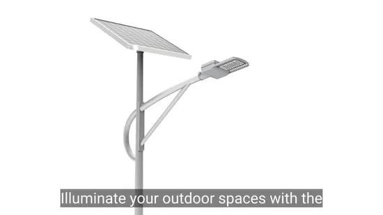 Alumínio integrado IP65 IP66 IP67 impermeável exterior LED luz de rua solar com sensor de movimento bateria de lítio e painel solar